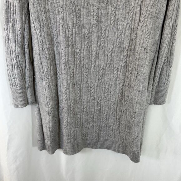 Banana Republic filpucci Sweater Dress Women XL Cable Knit Italian Wool Cashmere - Picture 9 of 12